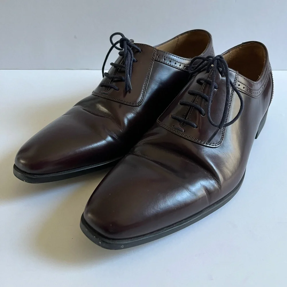 PS Paul Smith Oxford Shoes Brown Leather Lace Up Size 8